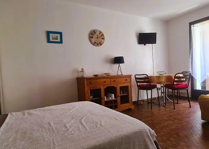Studio Avec Parking, Terrasse Ensoleillee Et Tennis A Collioure - Fr-1-309-234