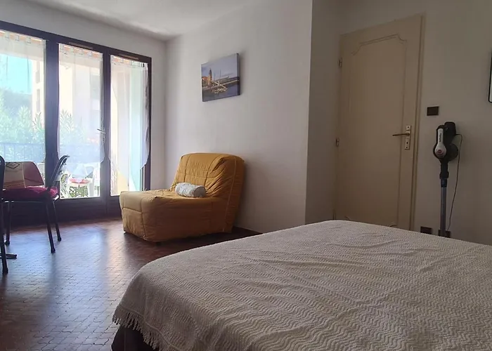 Studio Avec Parking, Terrasse Ensoleillee Et Tennis A Collioure - Fr-1-309-234